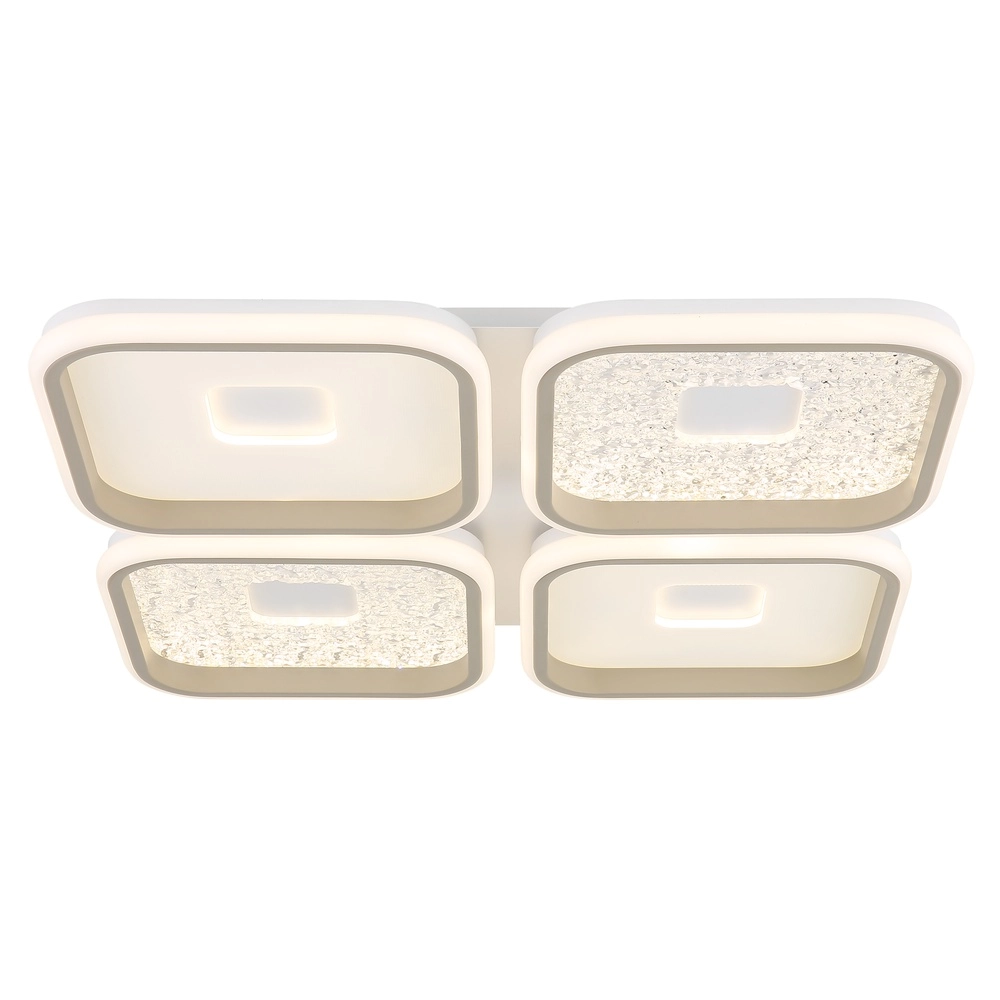 Moderne Deckenleuchte Mosaiko 54 x 54cm sandbraun Globo 9007371572762
