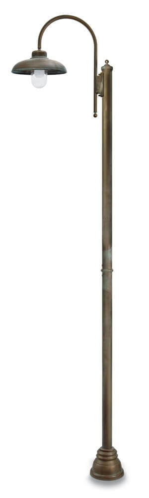 Stehlampe Samoa M – gealtertes Messing Lyora