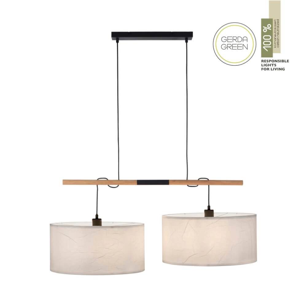 Weiße Hängelampe Green Sofie Duo Just Light 4043689995003