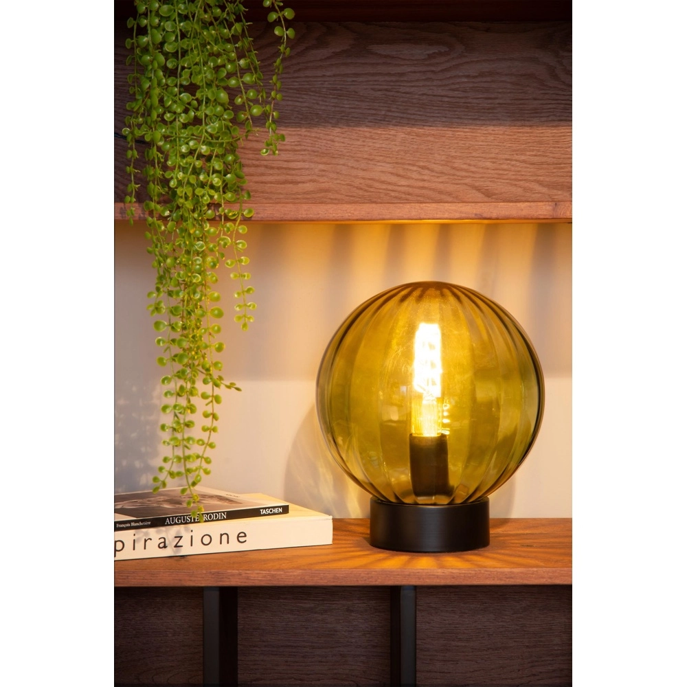 Tischlampe Monsaraz Grünes Glas Lucide 5411212452436