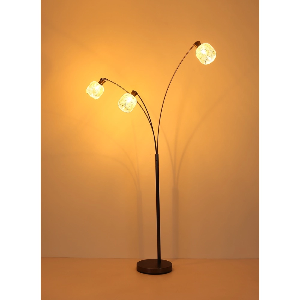 3-Licht Stehlampe Brokana Gunmetal Globo 9007371569472