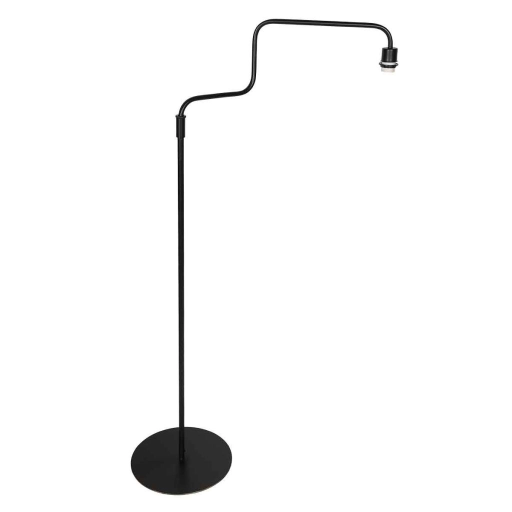 Schwarze Stehlampe Bloeba mit Korkkappe Ø40 cm Steinhauer 8712746180503