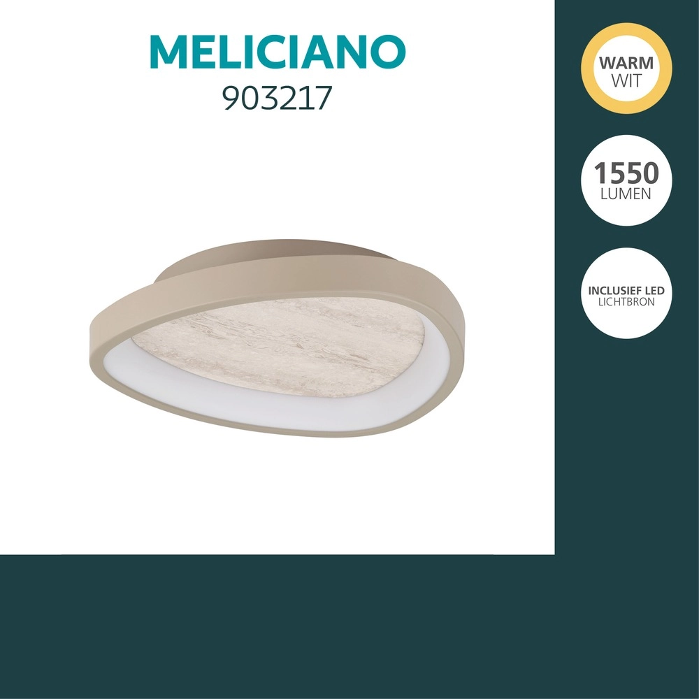 Moderne Deckenlampe Meliciano Sandbraun Eglo 9008606407095