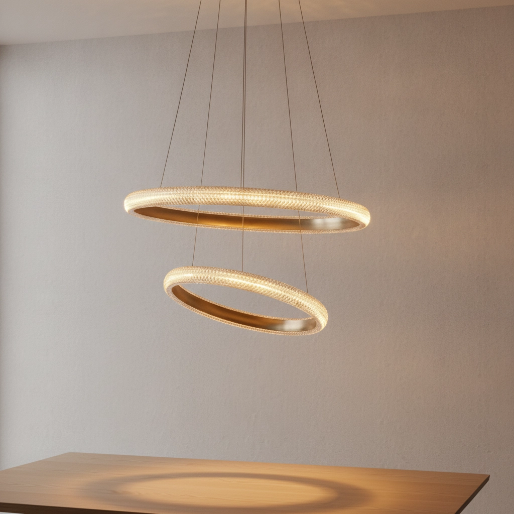 Pendelleuchte Medora gold Ø 59cm