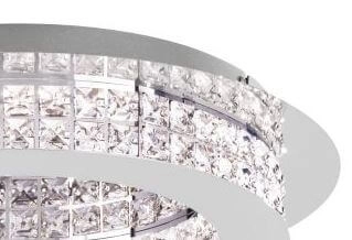 Deckenleuchte Principe 50 50 cm Metallgrau Stars of Light 9002759394011
