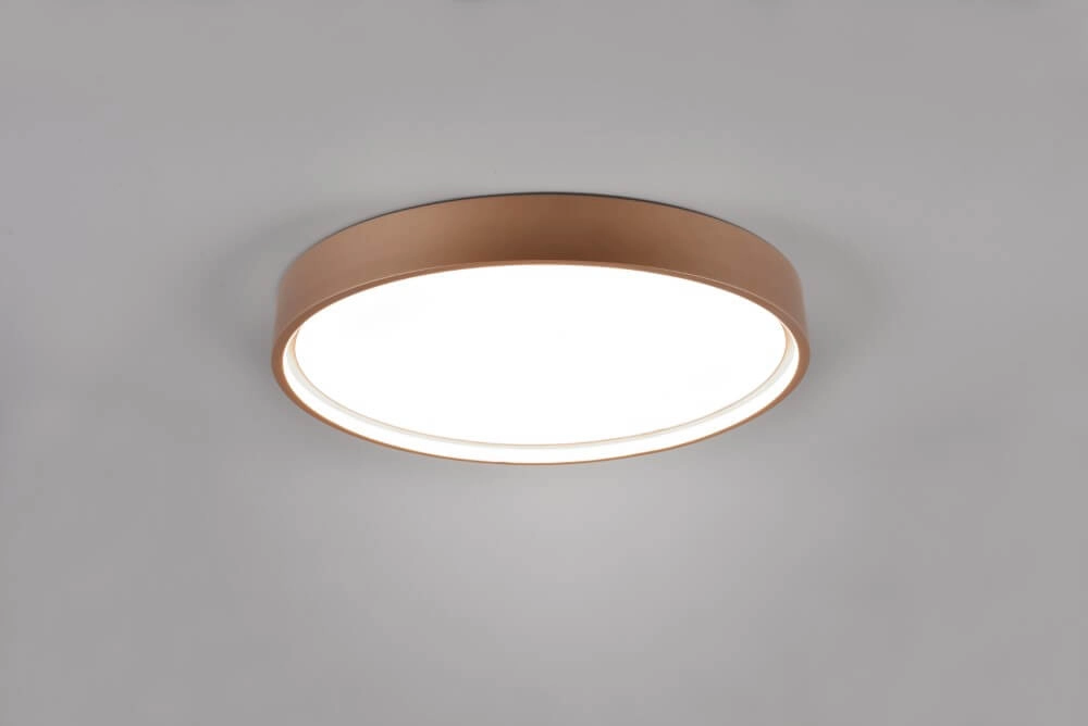 Weiß mit brauner Deckenlampe Doha Trio 4017807575026