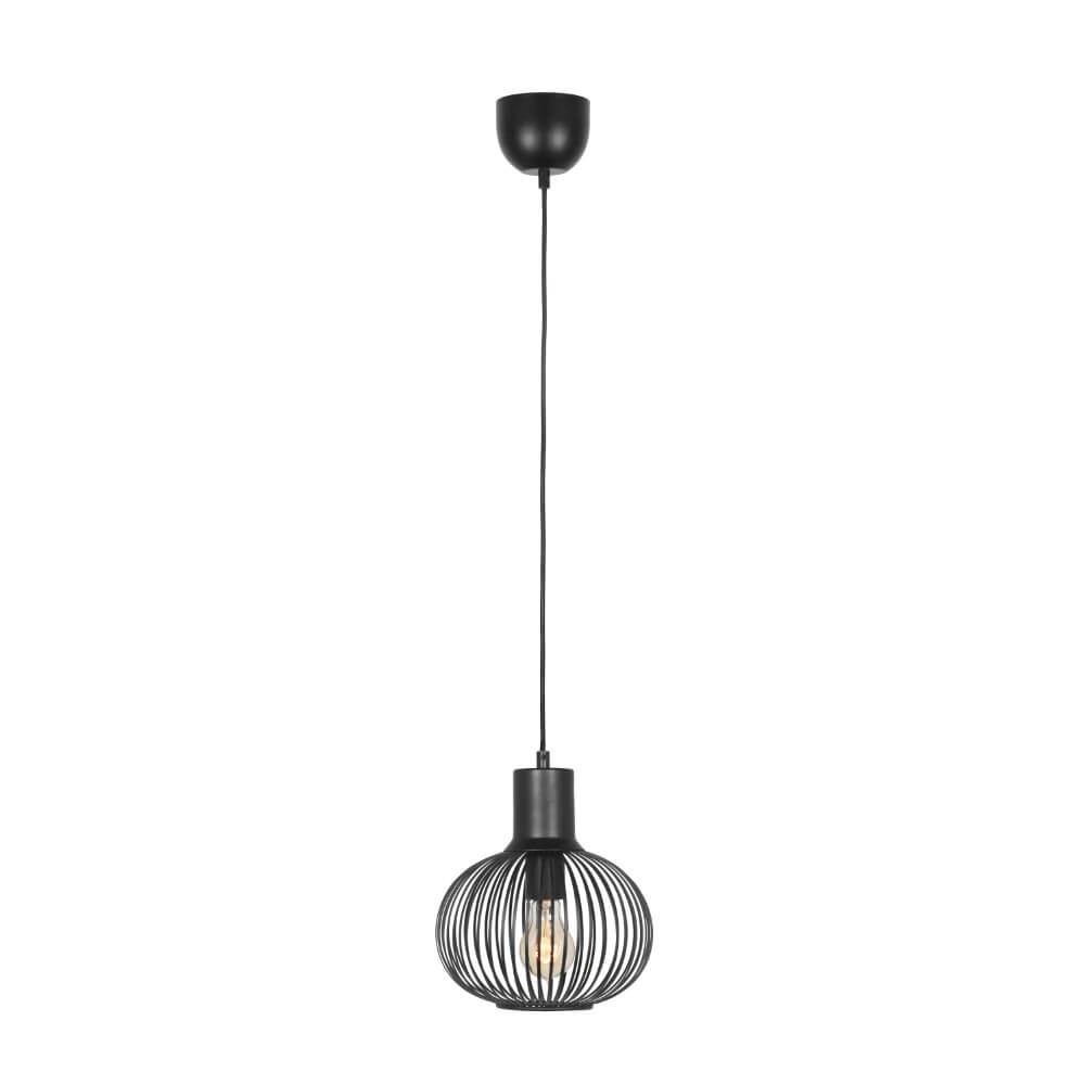 Hängelampe aus Draht Gila Ø 23cm - schwarz