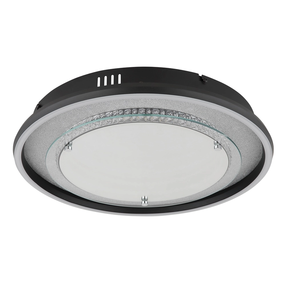Schwarze Deckenlampe Mirrora Ø 40cm Globo 9007371566853