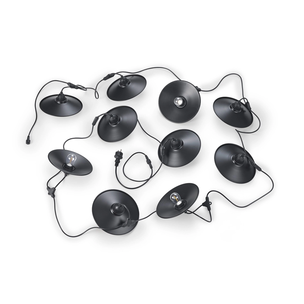 Lichterketten Chain Schwarz 10 Lichter Trio 4017807650648