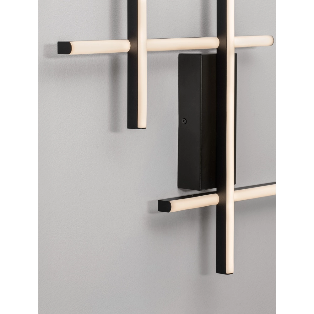 Wandleuchte Apecho schwarz Lyora 5212017468598