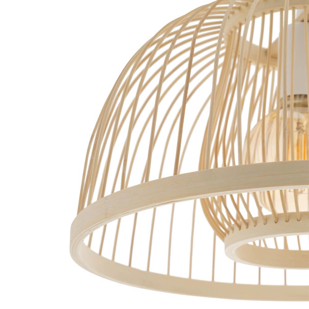 Natürliche Pendelleuchte Krabi Rattan Ø 40cm Lyora 5903139111584