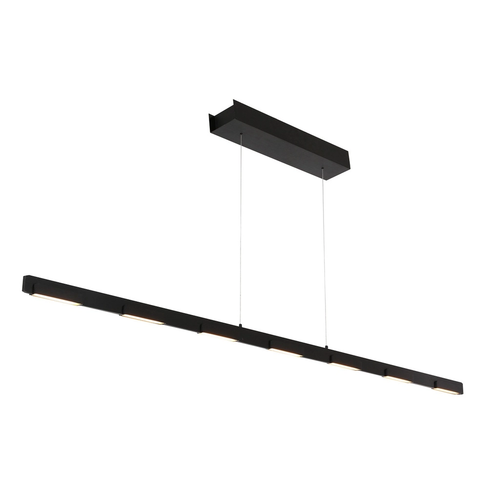 Schlanke Pendelleuchte Bloc schwarz Steinhauer 8712746148275