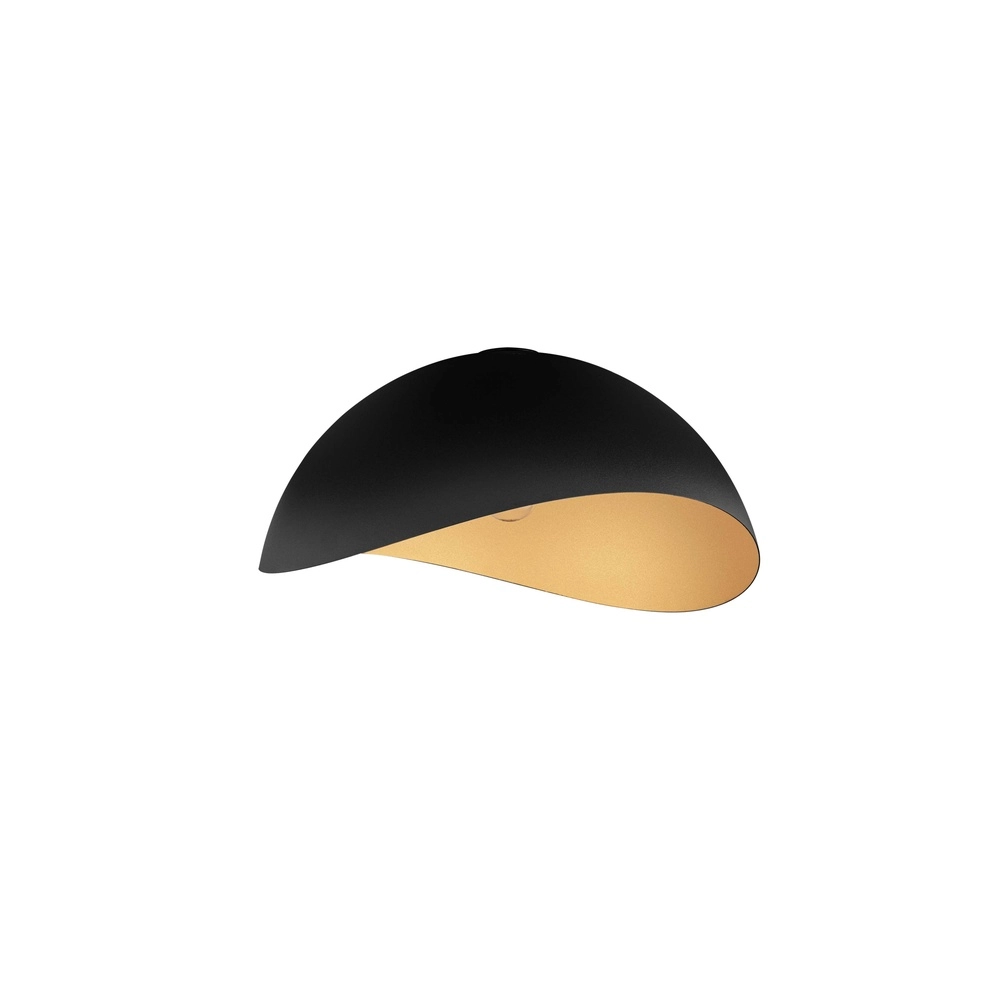 Deckenlampe Opsi schwarz mit gold Ø 50cm Lyora 5212017457998