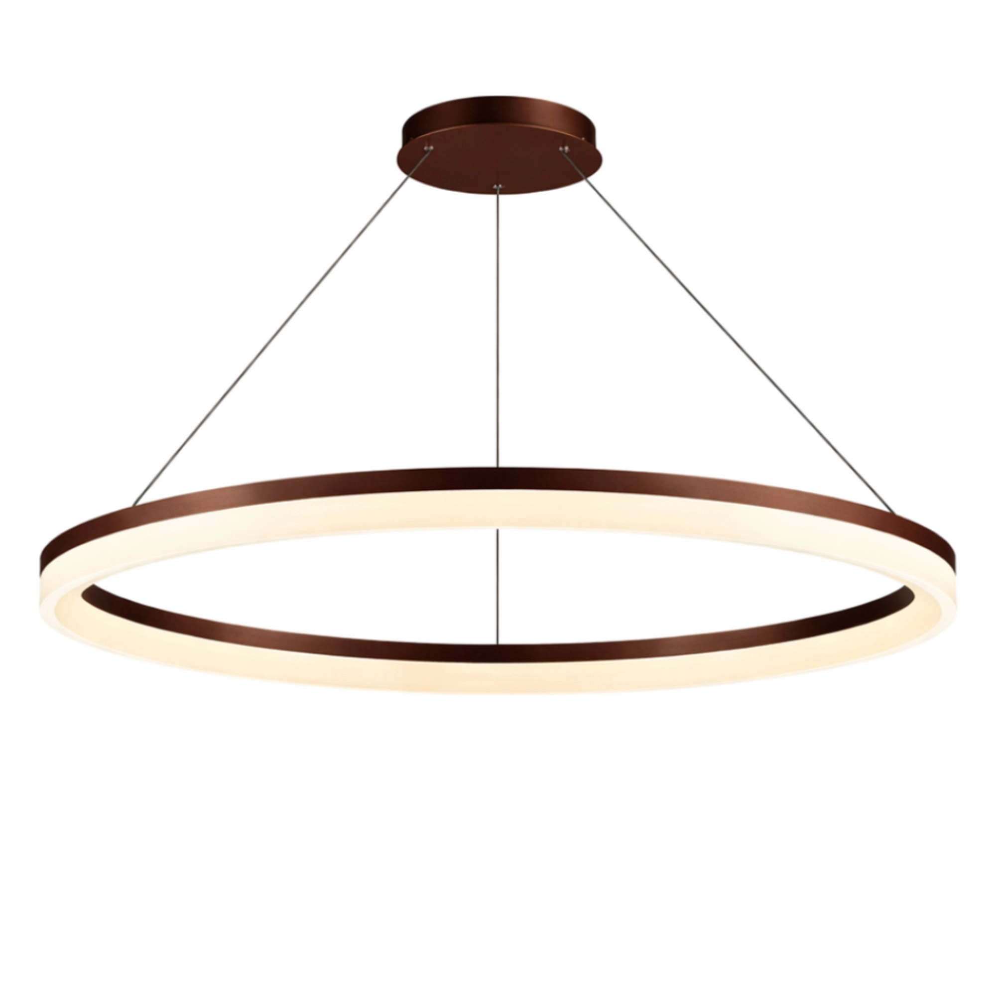 Elegante Pendellampe Ara Ø 150 cm Bronze
