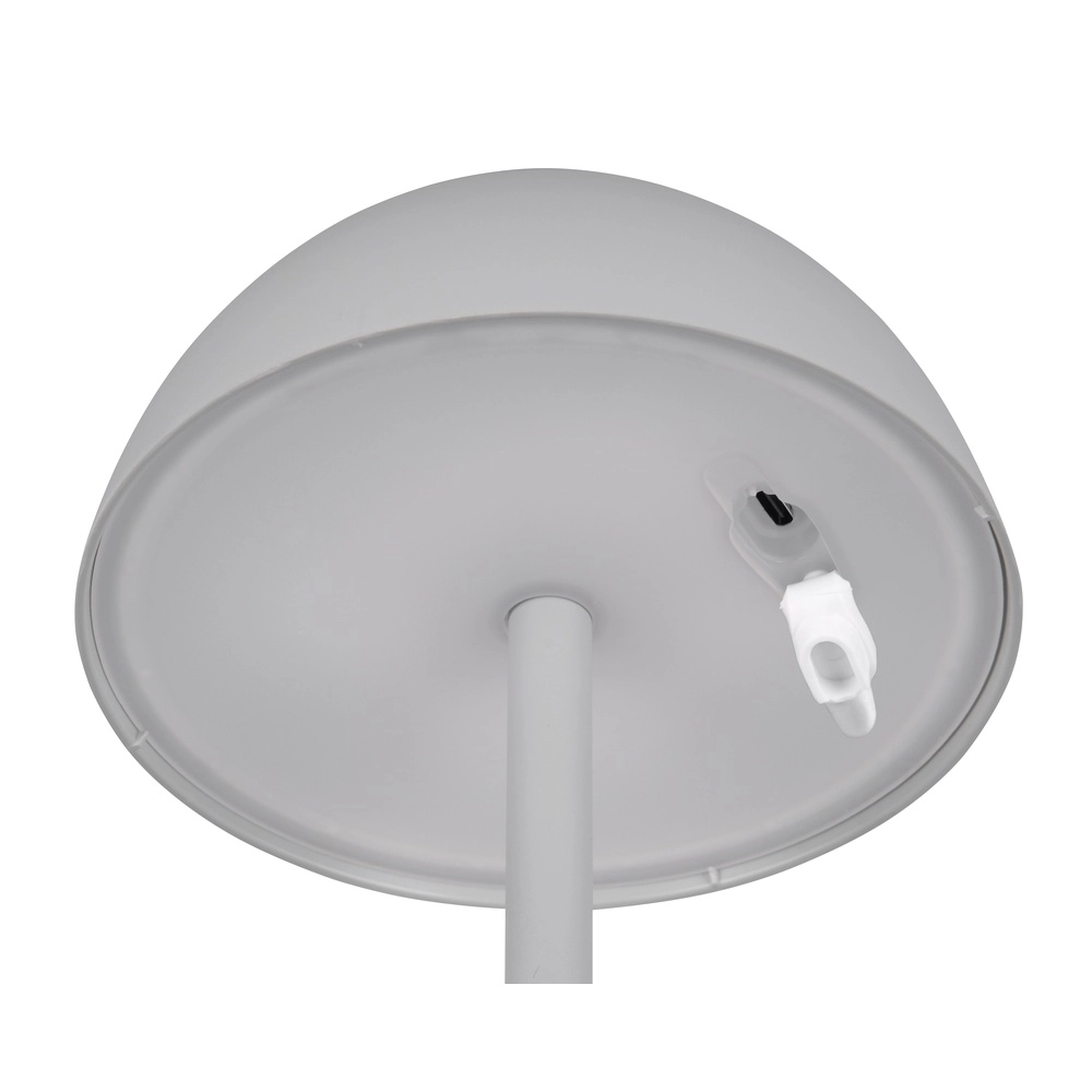 Tischlampe Ricardo grau Ø 13,5cm Trio 4017807601824