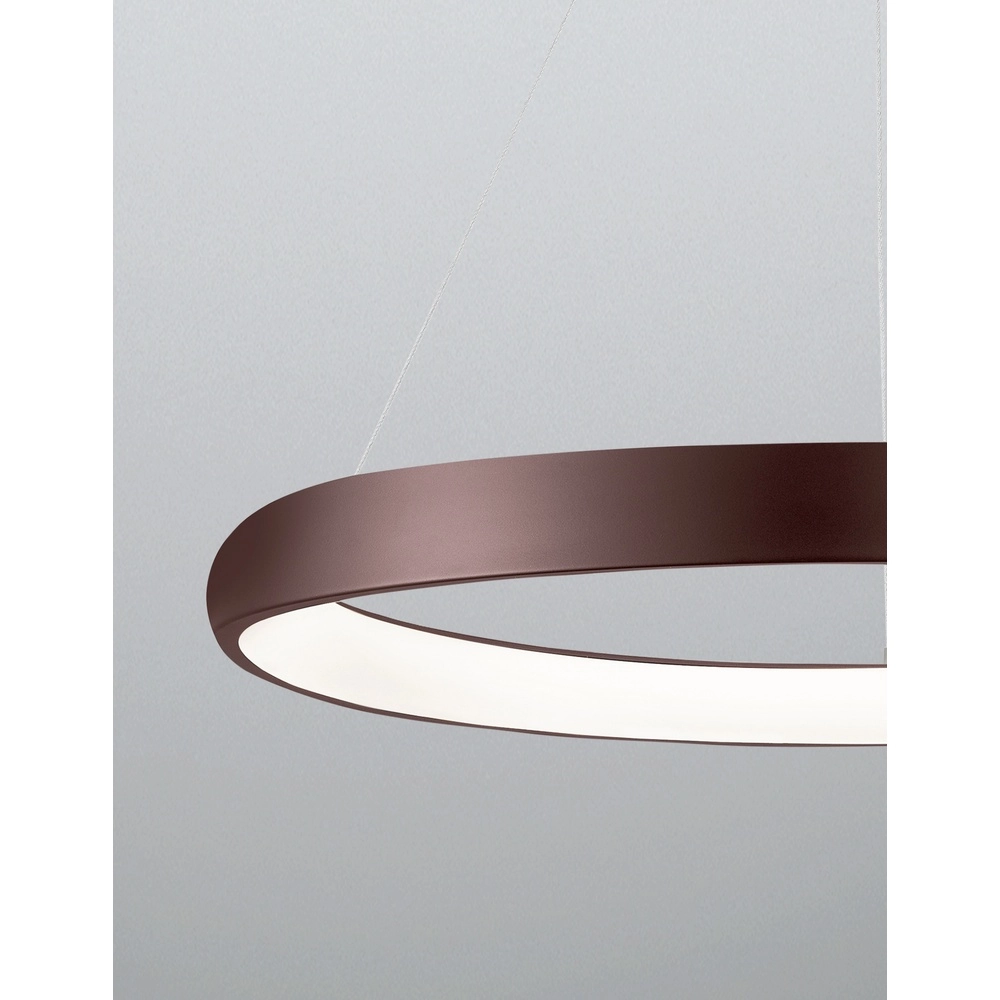 Design-Pendelleuchte Albi kaffeebraun Ø 81cm Lyora 5212017414892