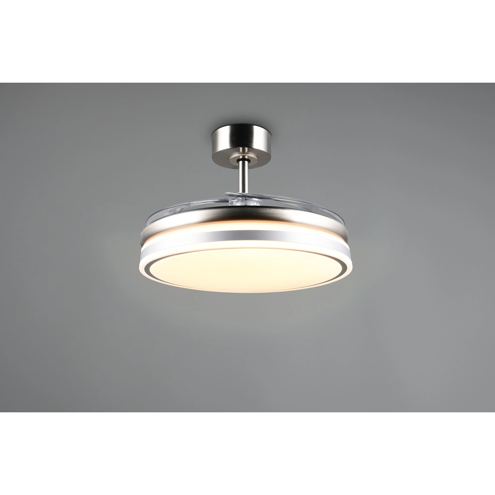 Fan Volda Nickel Ø 106 cm Trio 4017807689075