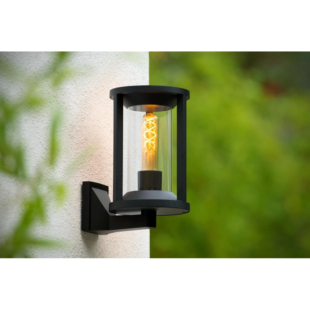 Vordertürlampe Cadix schwarzes IP65 Lucide 5411212151896