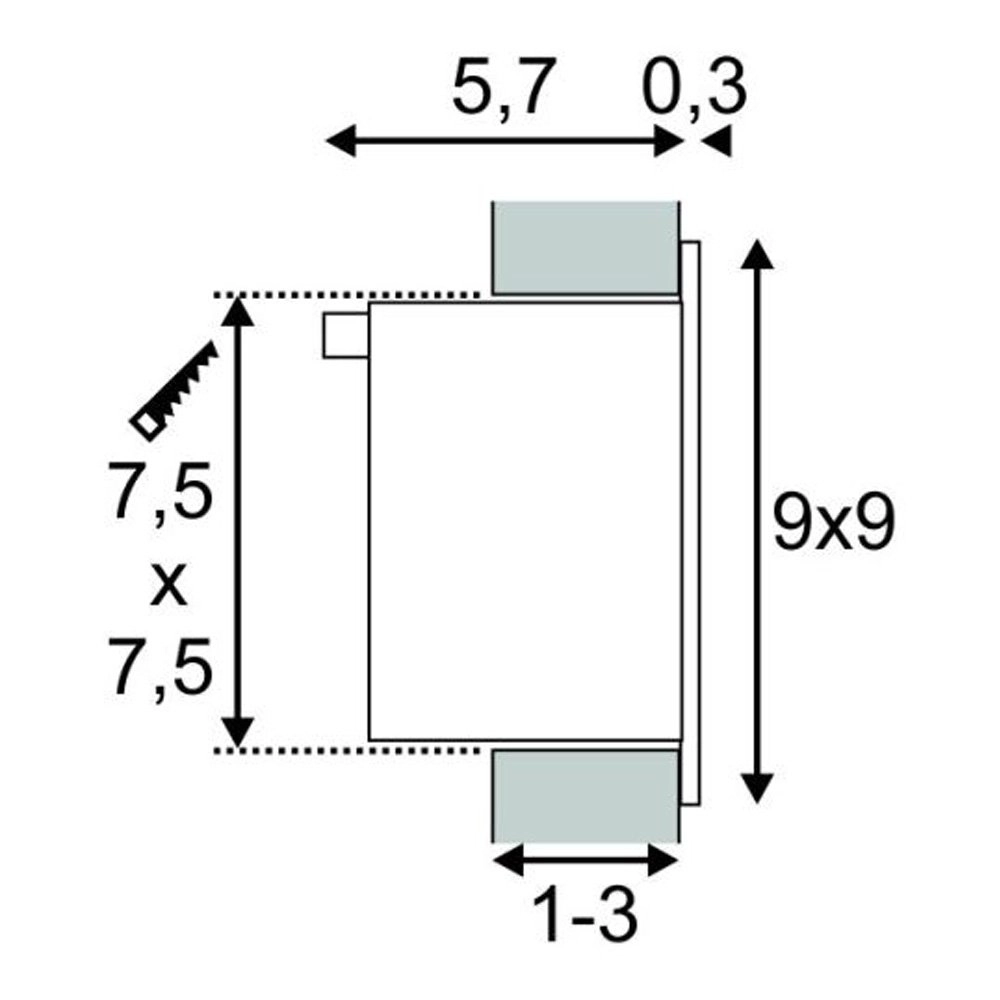 LED-Lampe Frame Basic SLV 4024163112062