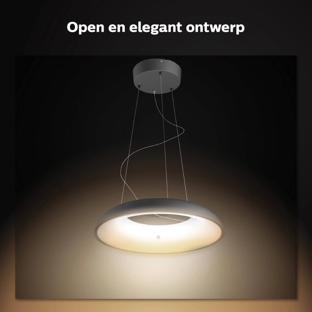 Hängelampe Hue Amaze - White Ambiance Ø 43,4cm schwarz Philips 8719514341074