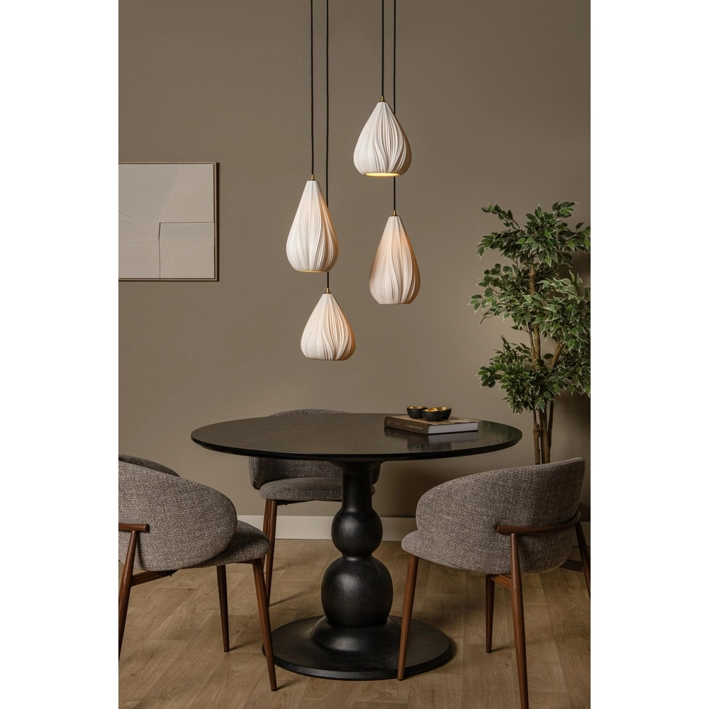 Design-Pendellampe Cinzia weiße Ø 55,5 cm Lucide 5411212135001