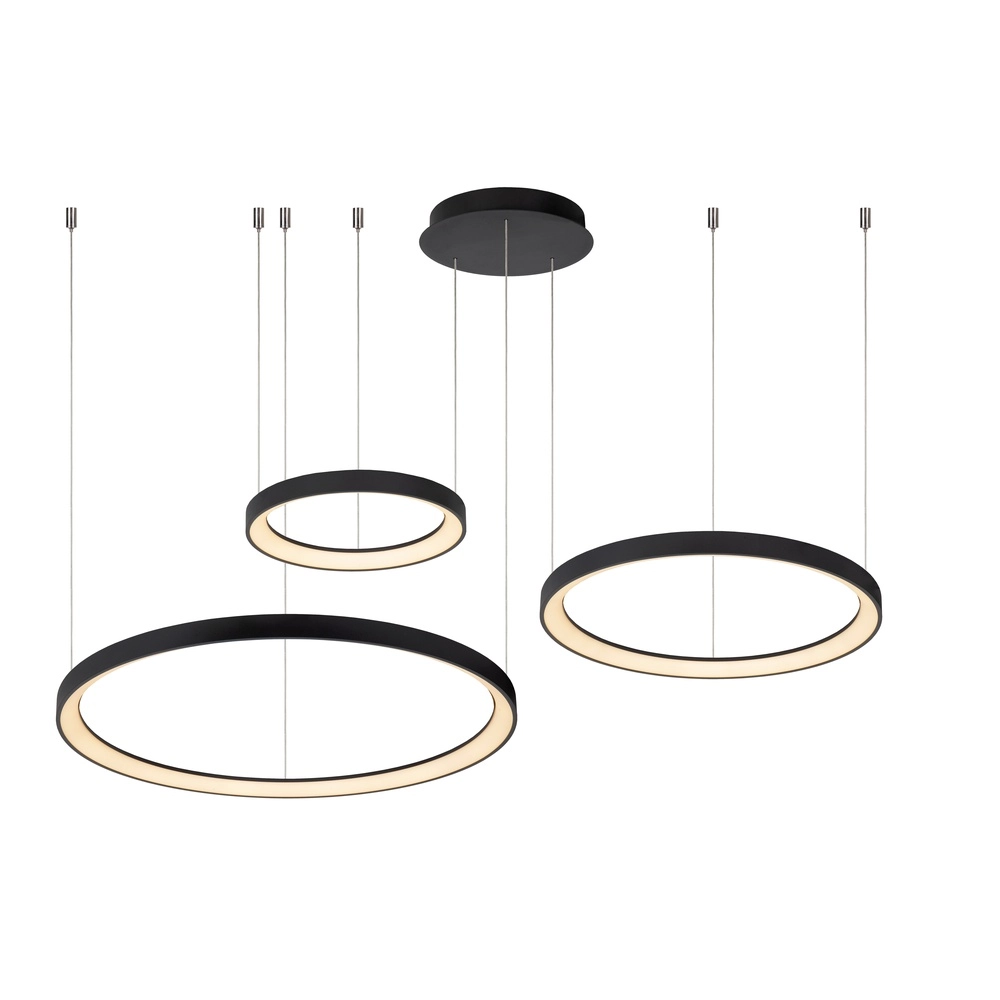 Schwarze Pendellampe Vidal Konstruktion Premium by Lucide 5411212460950