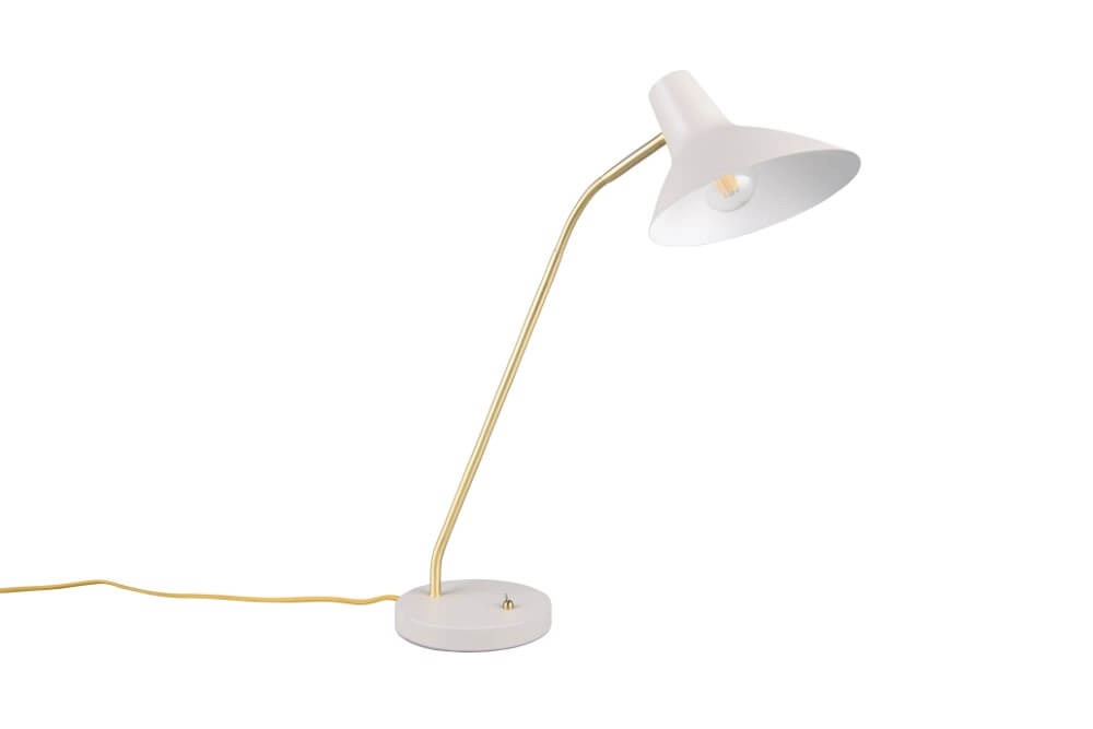 Schlanke Schreibtischlampe Traveller Weiß Trio 4017807613728