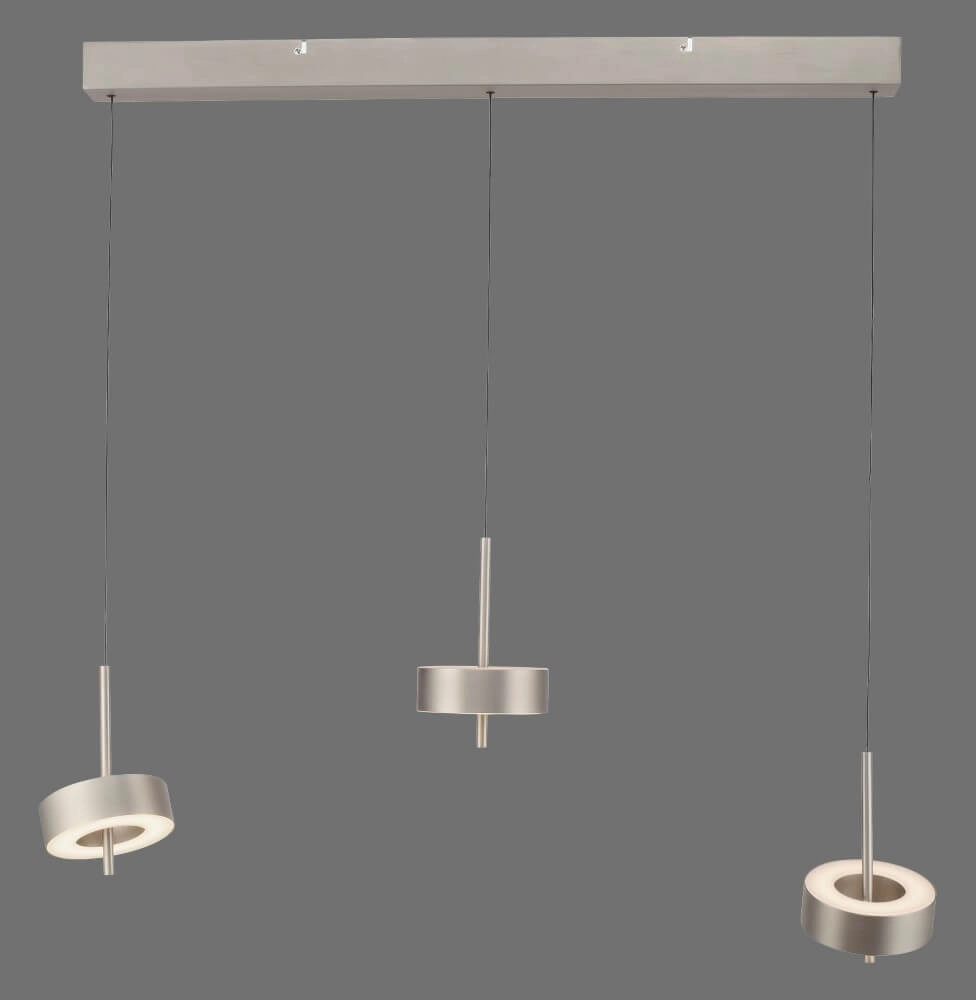 Hängelampe mit 3 Leuchten Q-Rotate Aluminium modern Paul Neuhaus 4012248383162