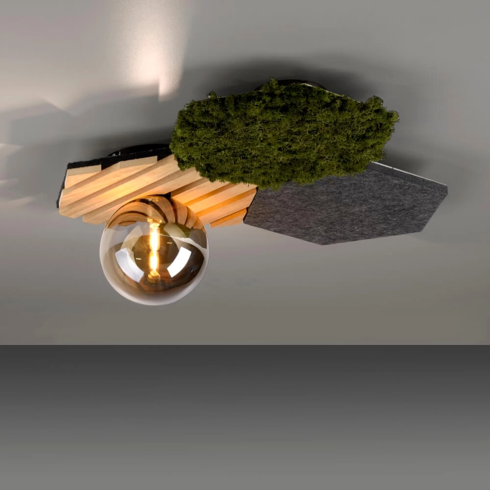 Deckenleuchte Green Hex Natur Just Light 4043689004255