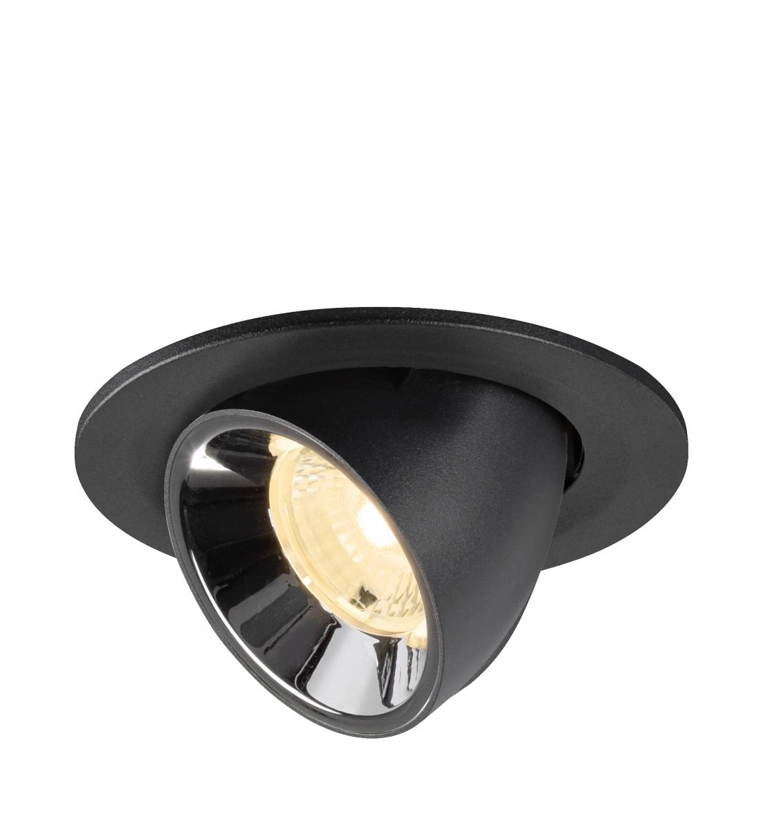Einbau-Strahler Numinos Gimble S schwarz/chrom 3000K - 40gr