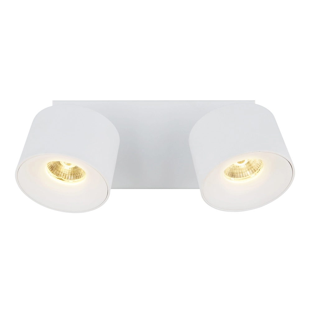 Elegante Deckenlampe Rae 2-Licht weiß Globo 9007371450640