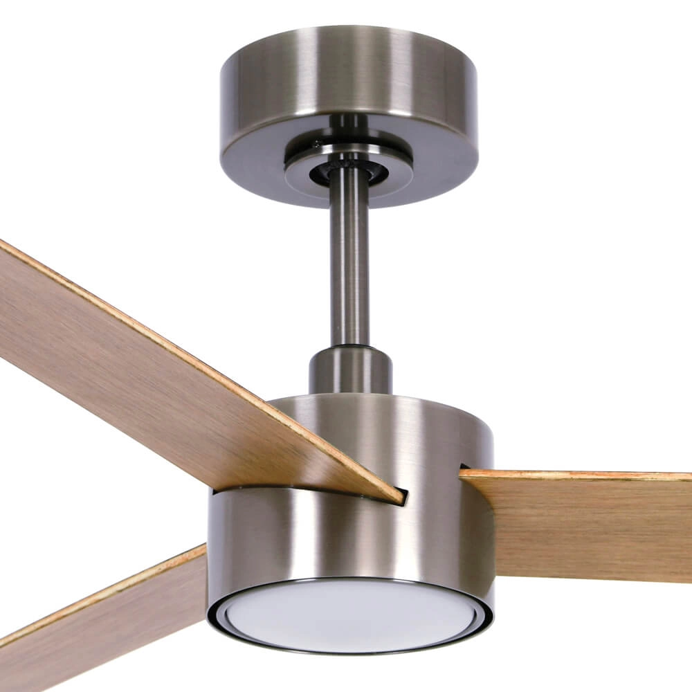 Deckenventilator Climate IV Nickel mit Holz Ø132cm Beacon 9333509192770