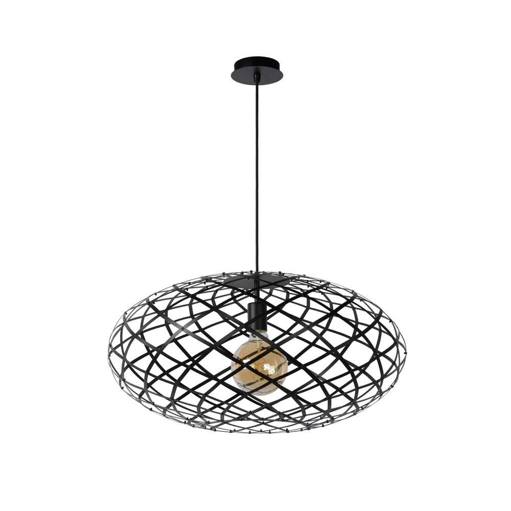 Pendellampe Wolfram Ø 65 cm schwarz