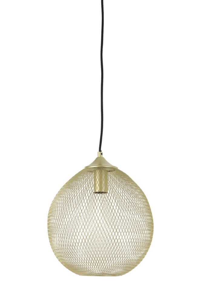 Goldene Pendelleuchte Moroc Ø 30cm Light & Living 8717807605209