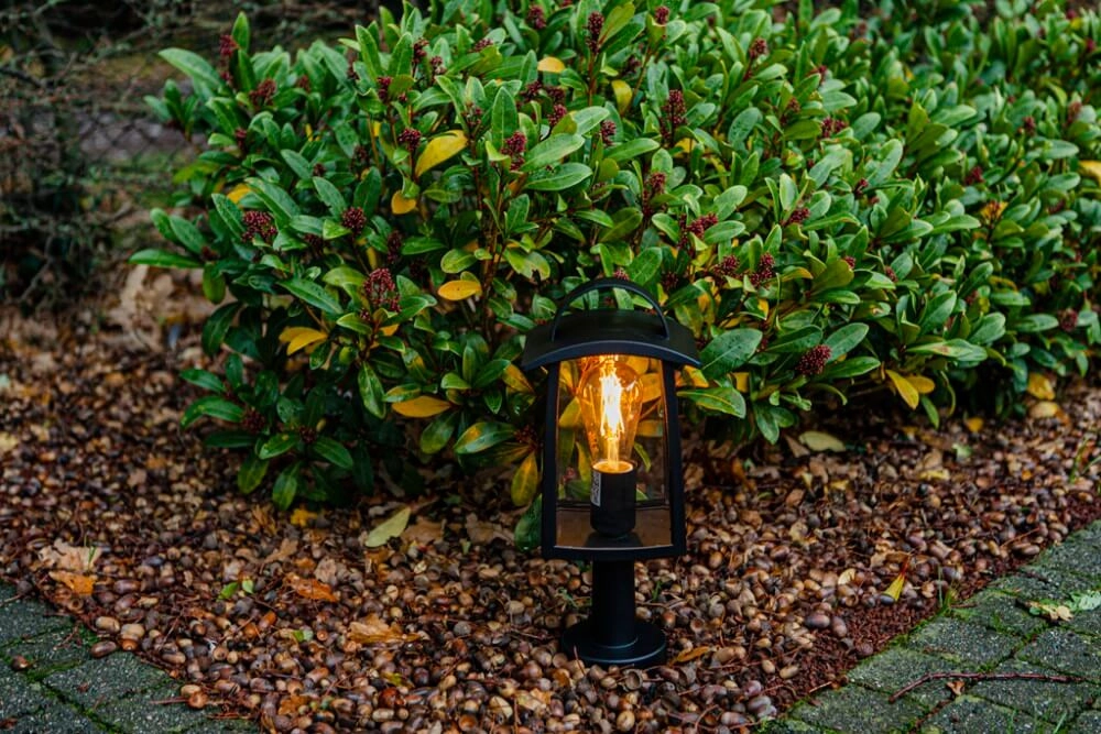 Schöne Gartenlampe Kelsey schwarz S Lutec 6939412079424