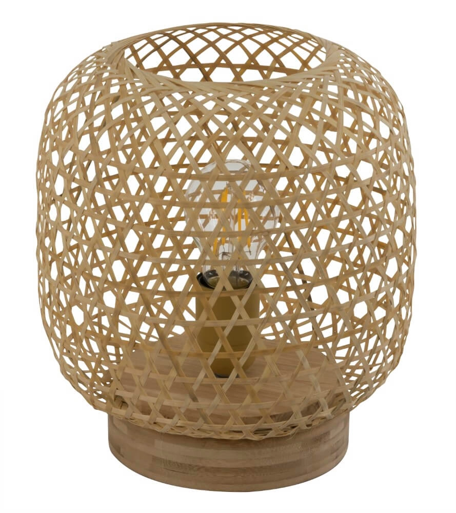 Stehlampe aus Rattan Mirena 27cm hoch Globo 9007371406562