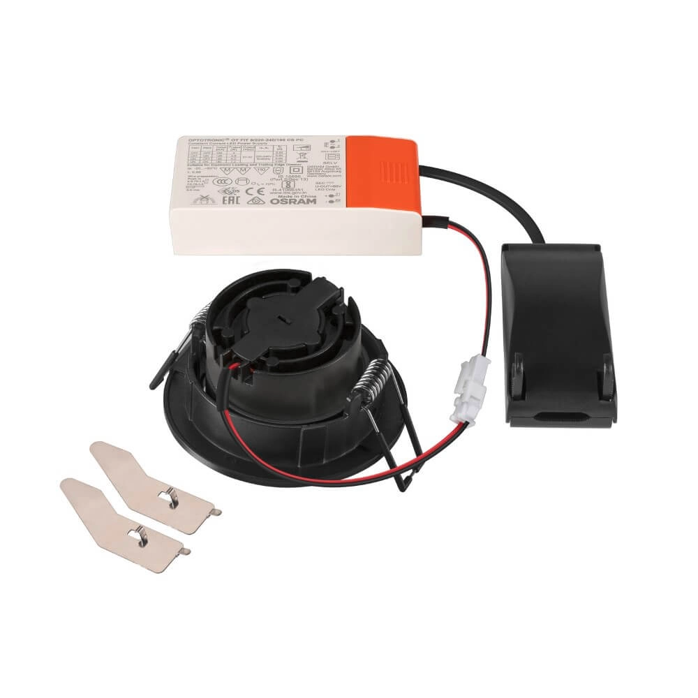 Runder LED-Spot New Tria Uni Schwarz - CCT - 600lm - 38g SLV 4024163277334
