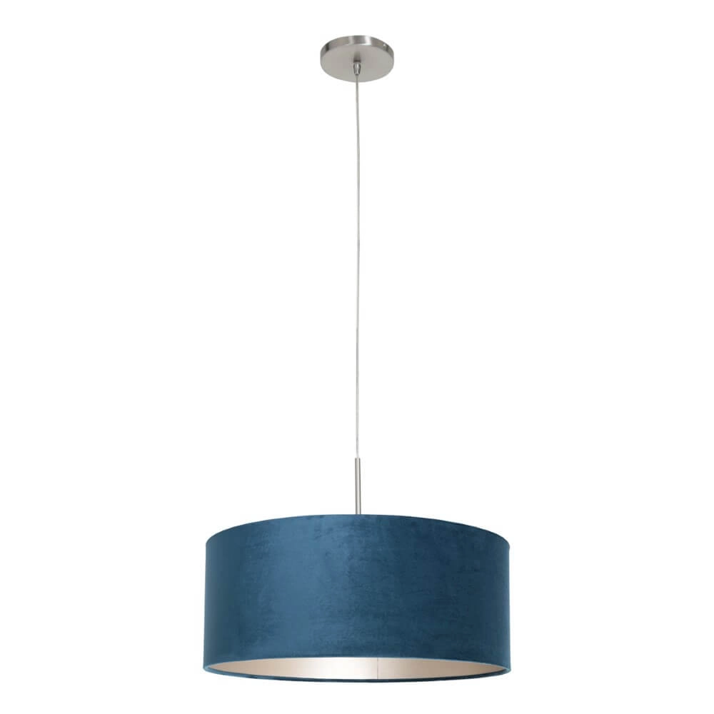 Hängelampe Sparkled mit blauem Samt Steinhauer 8712746147353