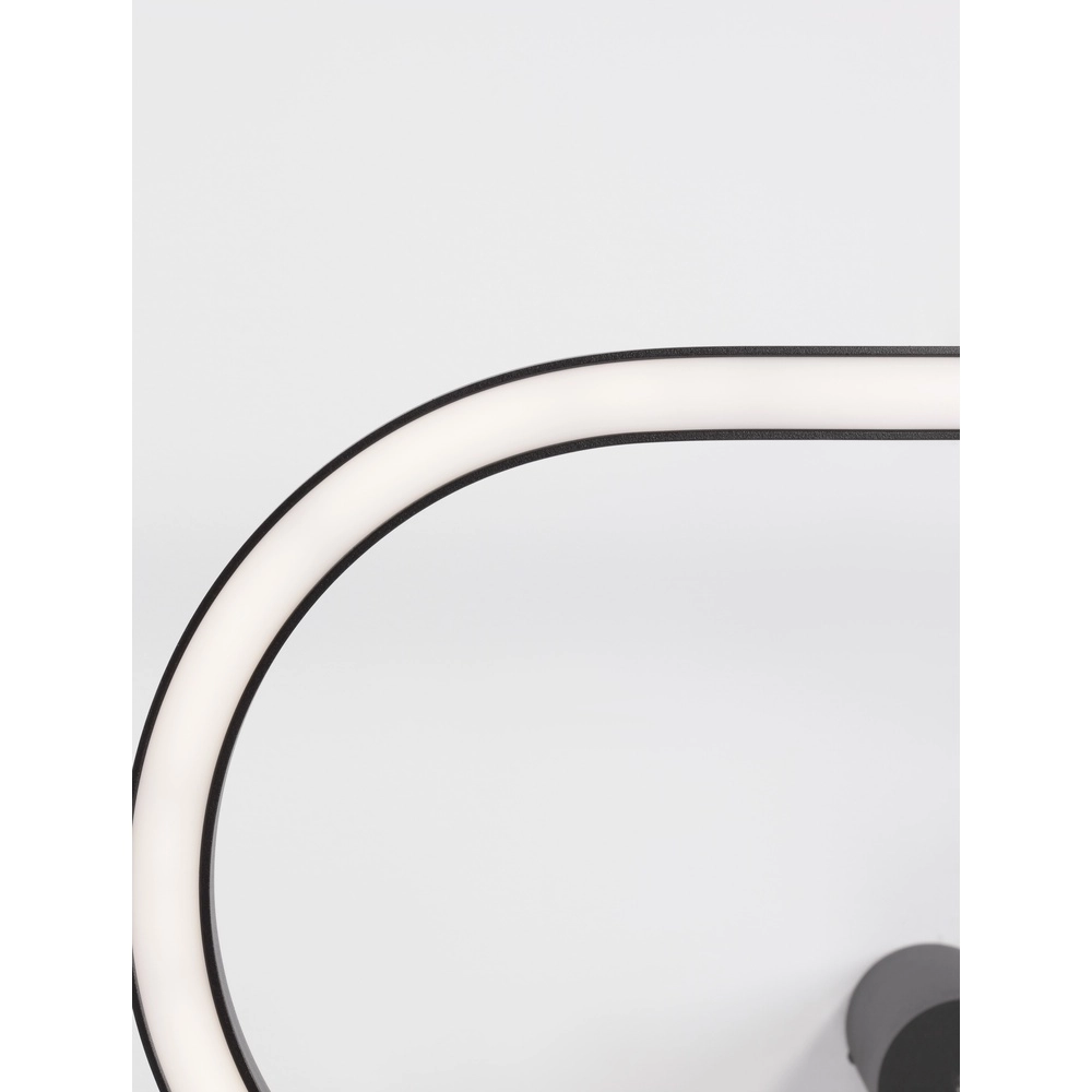 Ovale Pendelleuchte Cuppe schwarz Lyora 5212017438492