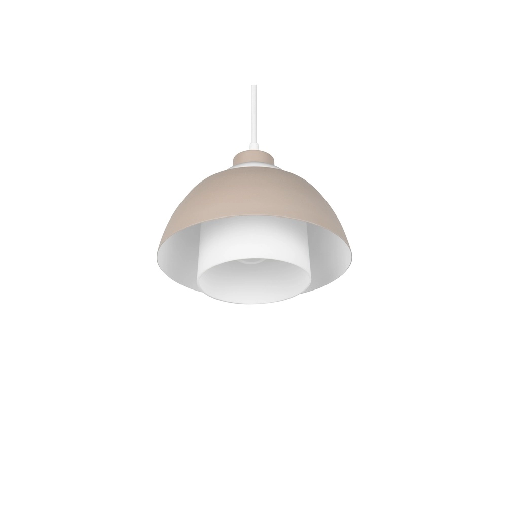 Design-Pendellampe Tilos sandbraun Ø 23 cm Trio 4017807690088