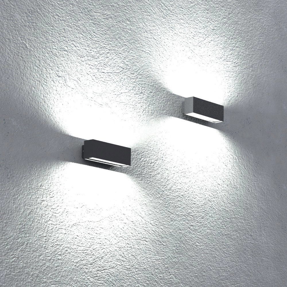 Schwarzer Wandspot Segment M KS 8714732749602
