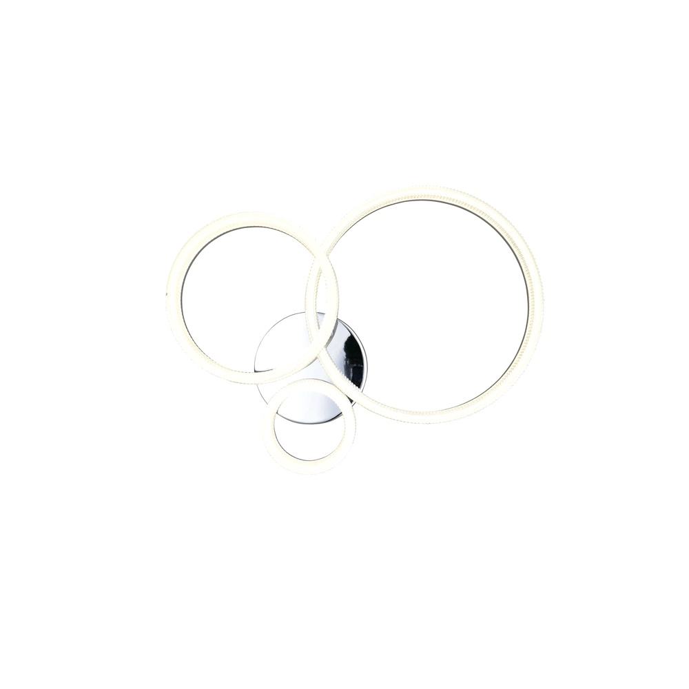 Moderne Deckenlampe Mova M chrome Trio 4017807682199