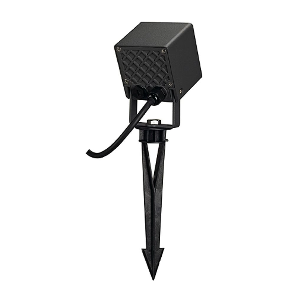 LED Gartenstrahler Nautilus Square LED mit gemahlenem Stift SLV 4024163140775