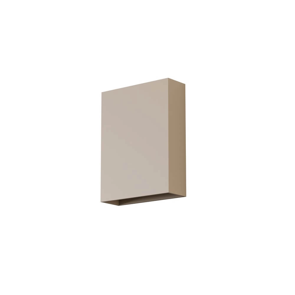 Schlanke Wandleuchte Memphis Champagner