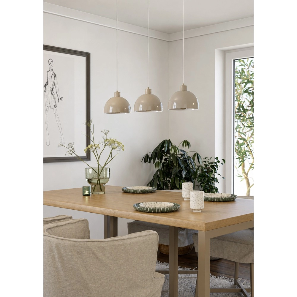 Pendellampe Cazalilla Sandbraun Eglo 9008606407033