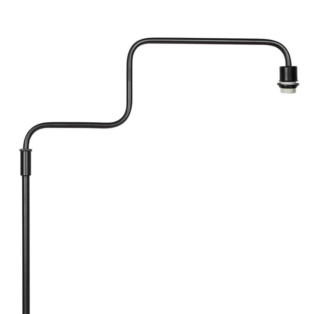 Stehlampe Bloeba schwarz mit blauer Kapuze Steinhauer 8712746177015