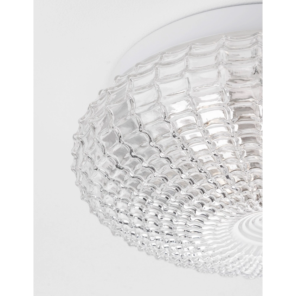 Deckenlampe Clam Klarglas Lyora 5212017419453