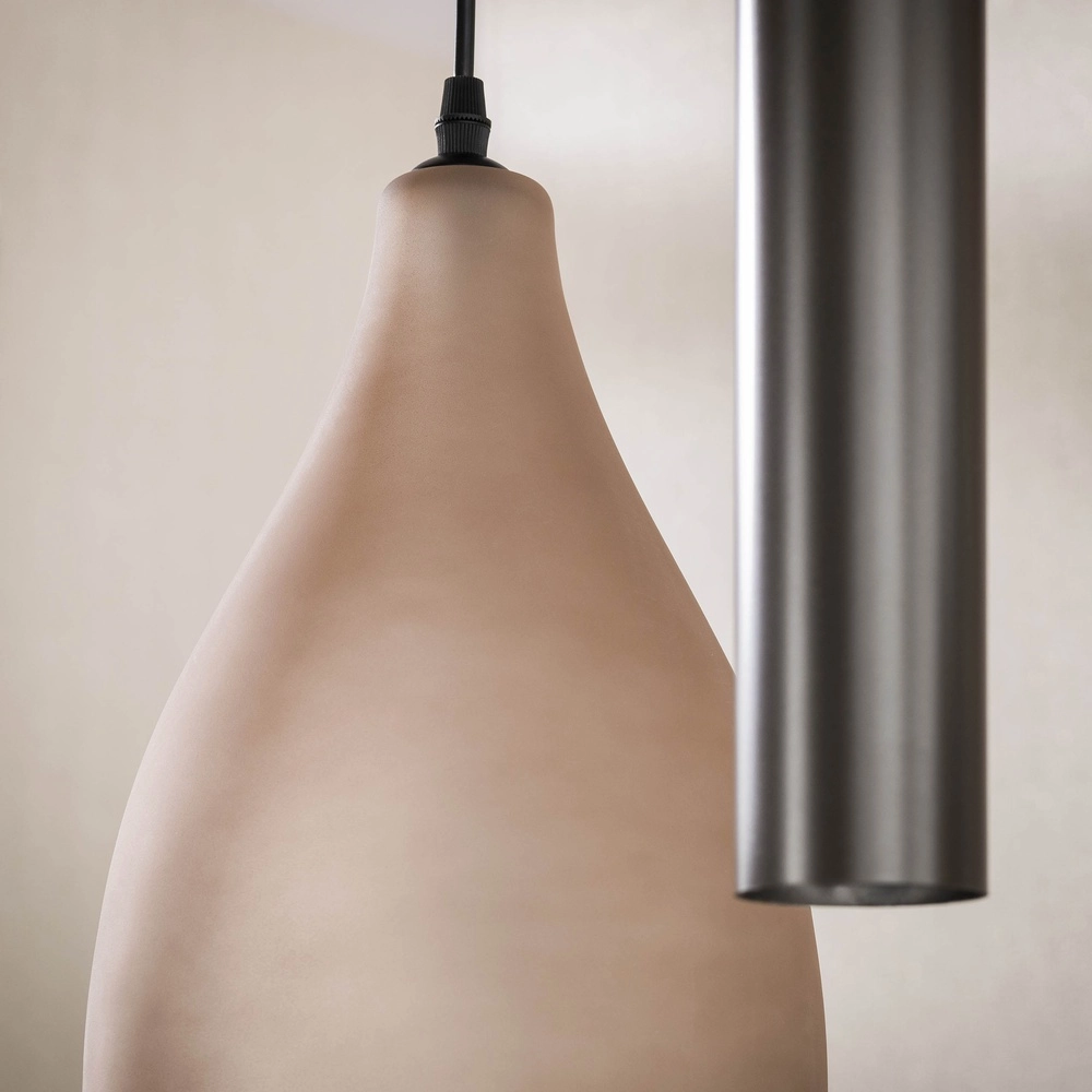 Stilvolle Pendellampe Cocoon mit mattiertem Glas Lyora 8716803511934