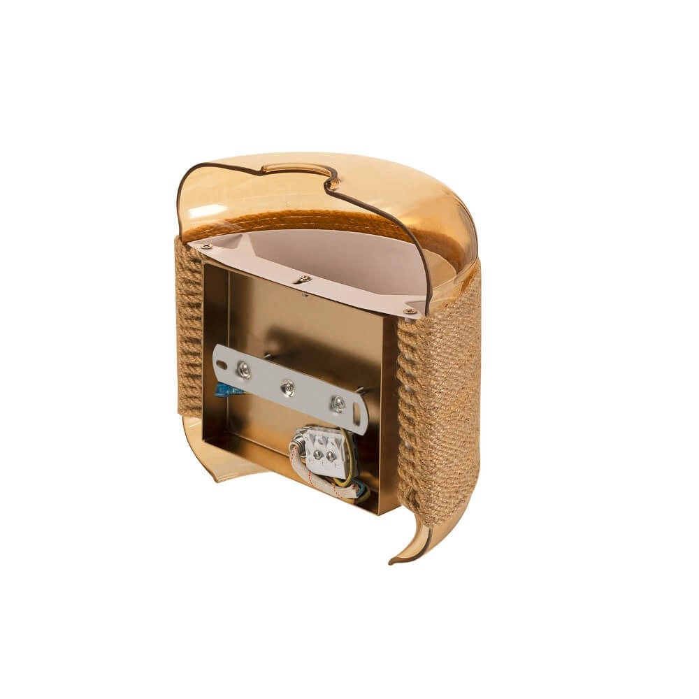 Schlafzimmer-Wandlampe Pantilo Rope Gold SLV 4024163280860