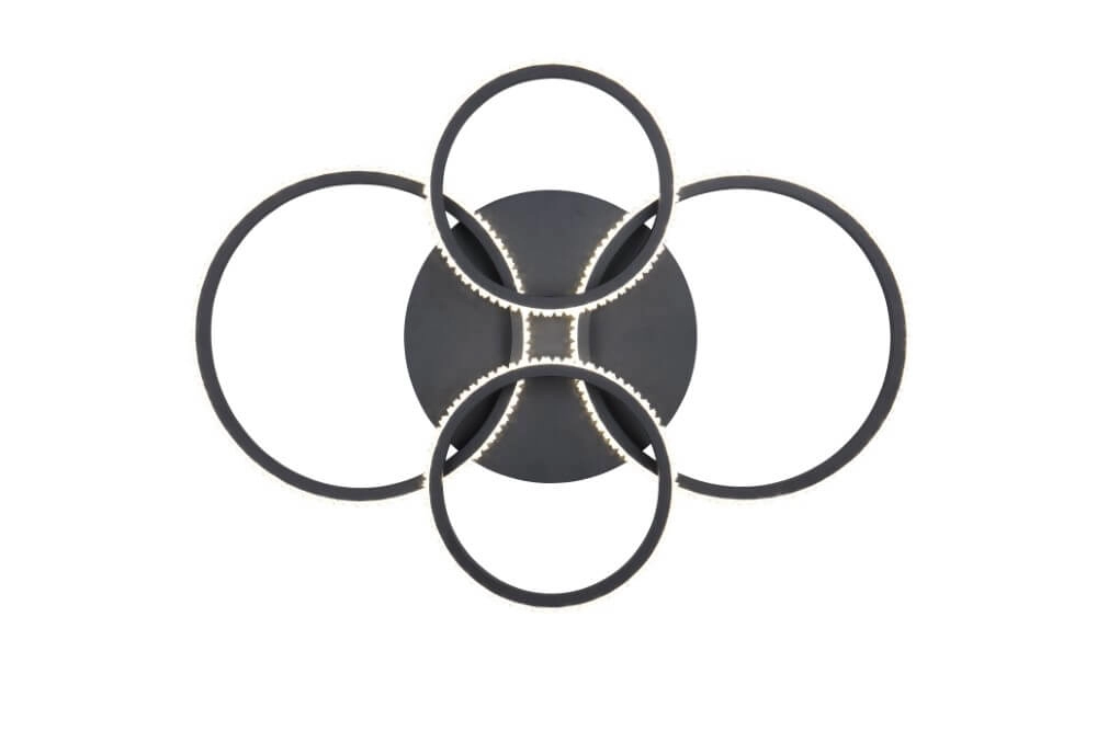 Designer-Deckenleuchte Cires Schwarz Trio 4017807600964